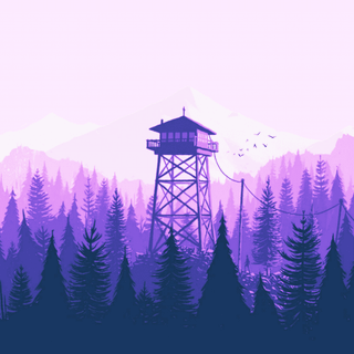Purple firewatch wallpaper