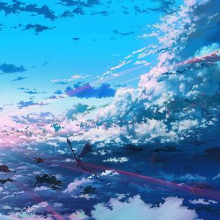 Manga-style wallpaper