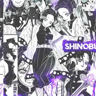 Manga-style wallpaper