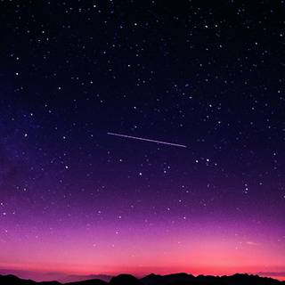 Spring night sky wallpaper