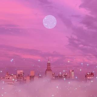 Lofi pink wallpaper