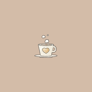 Coffee minimalist wallpaper