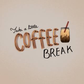 Coffee minimalist wallpaper