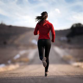 Trail running women wallpaper