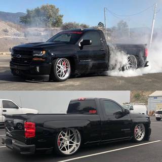 Slammed truck wallpaper