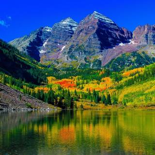 Maroon Lake Colorado wallpaper