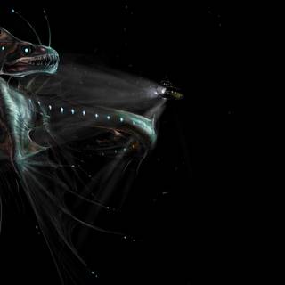 Creepy monster wallpaper