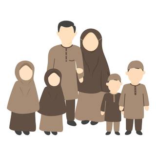 Muslim family wallpaper