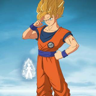 Son Goku Fortnite wallpaper