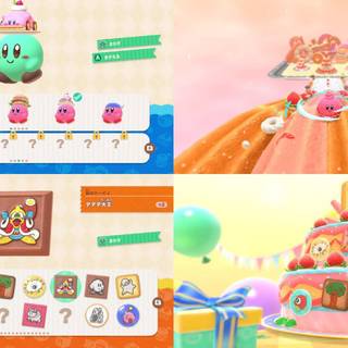 Kirby's Dream Buffet wallpaper