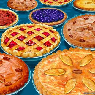 Cherry pie wallpaper