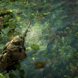 Underwater soldiers wallpaper