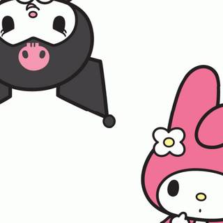 Kuromi laptop wallpaper