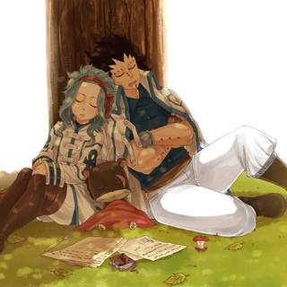 Gajeel and Levy wallpaper
