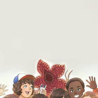 Stranger Things art wallpaper