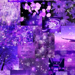 Purple girly wallpaper