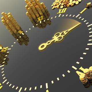 Gold coins desktop wallpaper