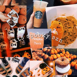 Preppy aesthetic Halloween wallpaper