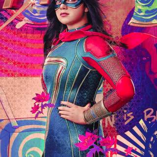 Ms Marvel phone 2022 wallpaper