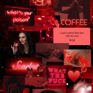 Wanda Maximoff aesthetic wallpaper