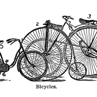 Vintage bicycle wallpaper