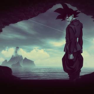 Base Form Goku Black wallpaper