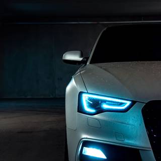 Car in city wallpaper