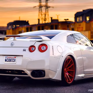 Nissan GTR RGB wallpaper