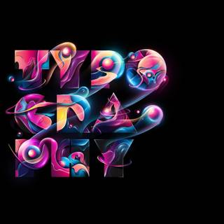 Creative graphic wallpaper