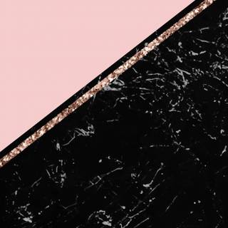 Black and rose gold marble wallpaper