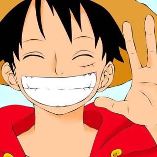 Luffy happy wallpaper