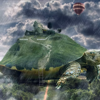 Turtle art wallpaper