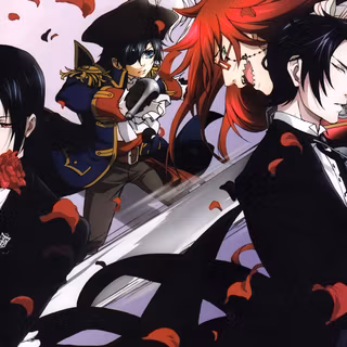 Anime black PC wallpaper