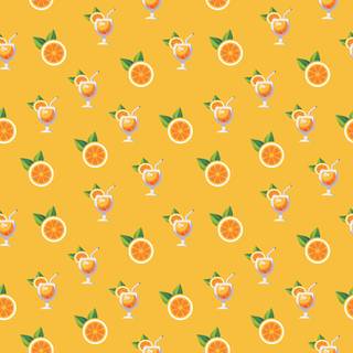 Orange juice aesthetic wallpaper