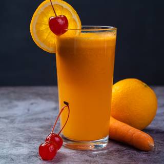 Orange juice aesthetic wallpaper