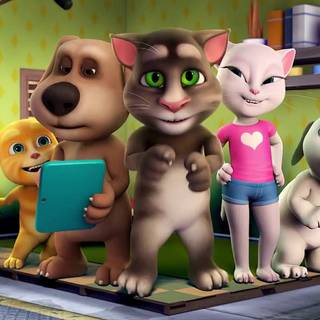 Hank Talking Tom and Friends wallpaper