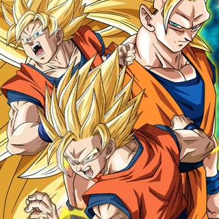 DBZ Goku SS3 iPhone wallpaper