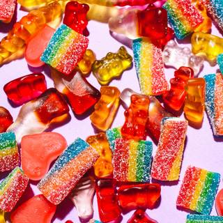 Colorful candy wallpaper