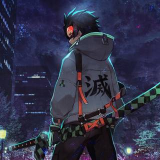 Tanjiro dark wallpaper