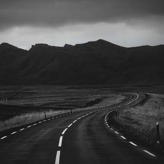 4k dark road wallpaper