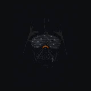 Minimalist Darth Vader wallpaper
