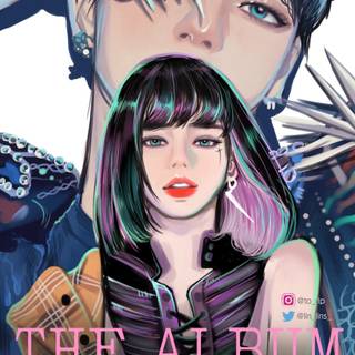 Blackpink anime art wallpaper