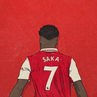 Arsenal Saka 2022 wallpaper