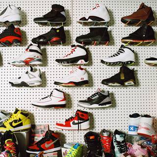 Shoe collection wallpaper