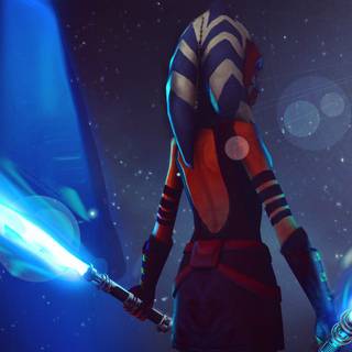 Ahsoka lightsaber wallpaper