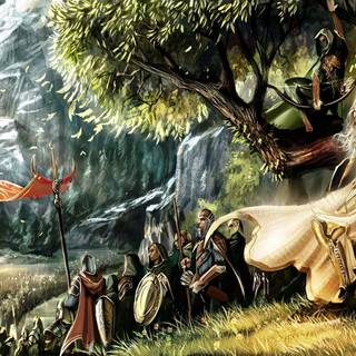 Lord of the Rings Elves wallpaper