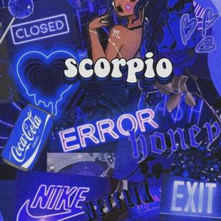Scorpio collage wallpaper