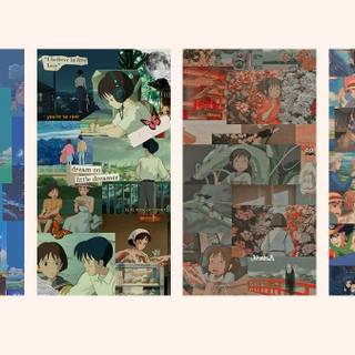 Study collage desktop wallpaper