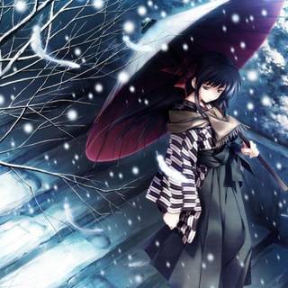 Sad dark anime PS4 wallpaper