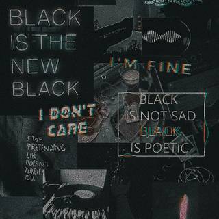Music aesthetic black wallpaper